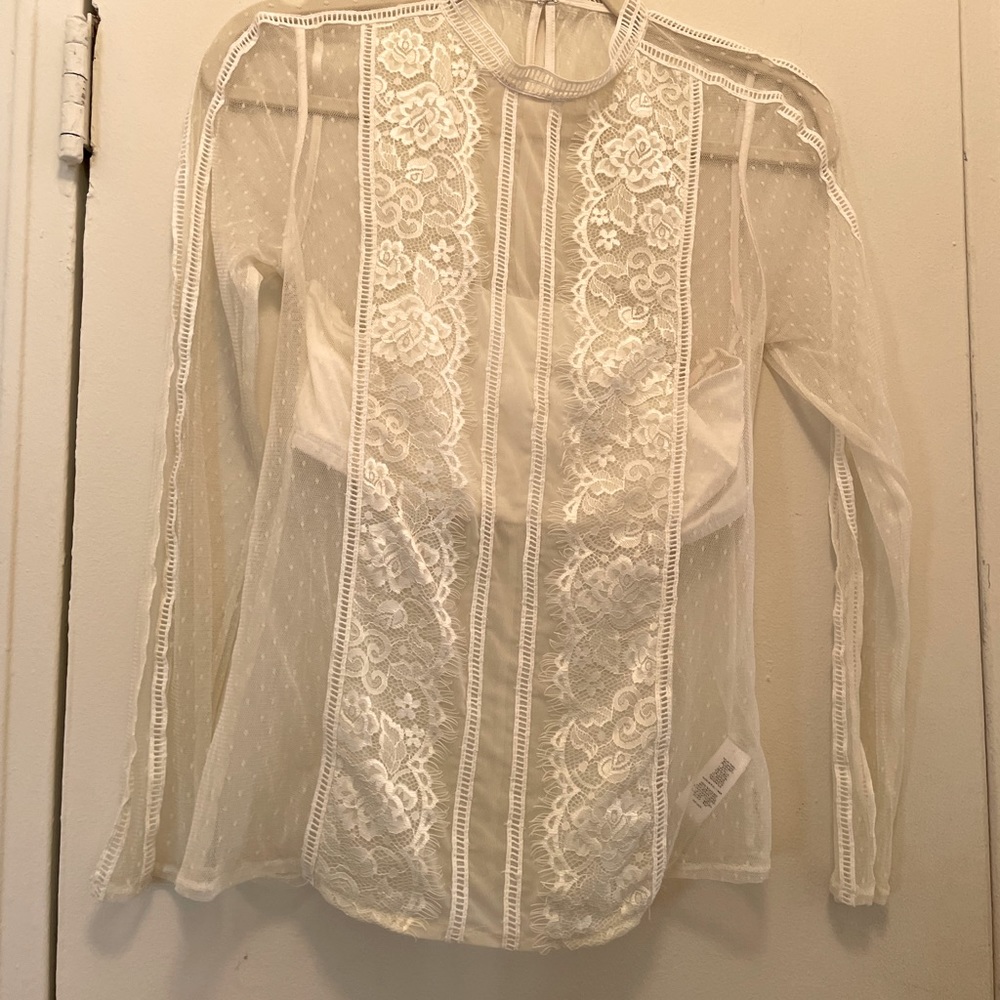 Express lace top